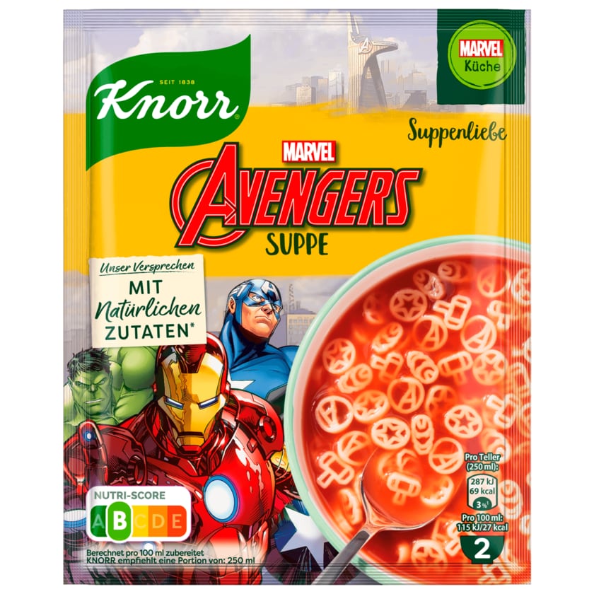 Knorr Suppenliebe Marvel Avengers Suppe 500ml